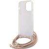 Guess GUHCP15LHC4SEP iPhone 15 Pro 6.1różowy/pink hardcase Crossbody Cord 4G Print